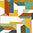 Ткань Casamance Polychromie 45900203