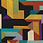Ткань Casamance Polychromie 45900321