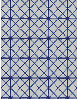 Ткань Fabricut Vignettes Vol.XVI Bluestone Crane diamond/Indigo