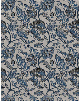 Ткань Fabricut Vignettes Vol.XVI Bluestone Matinee floral/Blue