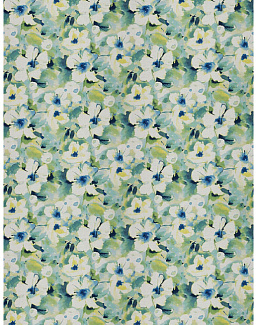 Ткань Fabricut Vignettes Vol.XVI Bluestone Producer floral/Mermaid