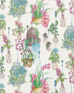 Ткань Osborne & Little Enchanted Gardens F7014/01