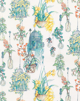 Ткань Osborne & Little Enchanted Gardens F7014/02