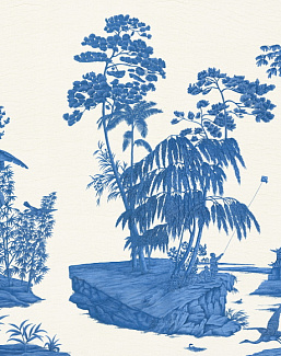 Обои Iksel Standart Collection Exotic Chinoiserie Blue&White