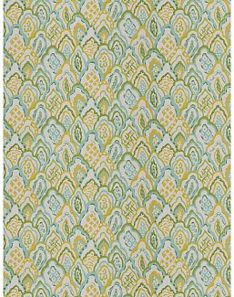 Ткань Stroheim Dana Gibson Prints II Taj/Lemon