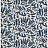 Ткань Fabricut Artfully Modern Watercolor StencilNouveau/Cobalt