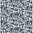 Ткань Fabricut Artfully Modern Watercolor StencilNouveau/Cobalt