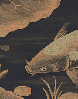 Обои Fromental Modern Chinois Carp and Moon/Kyoto