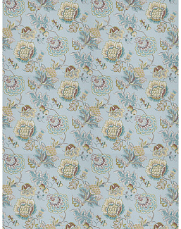 Ткань Fabricut Chromatics Vol.XXV Resort Ibsen floral/Aqua