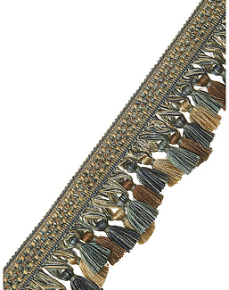 Бахрома Fabricut Mineral Obsession Trimmings Tagari/Lazuli