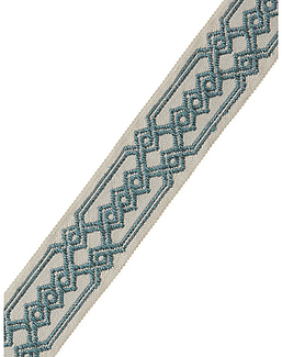 Тесьма Fabricut Cadence Trimmings Geotape/Aegean