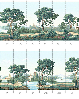 Панно и фотообои Paul Montgomery Studio Printed Mural Collections PMP-PMB/Classic