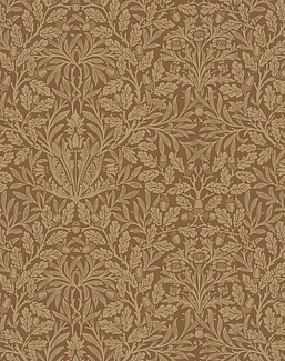 Ткань William Morris At Home The Forager Acorn/Russet