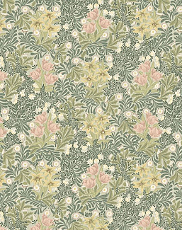 Ткань William Morris At Home Flora & Foliage Volume I Bower/Apple