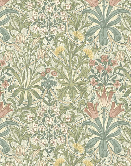 Ткань William Morris At Home Flora & Foliage Volume I WoodlandWeeds/Apple