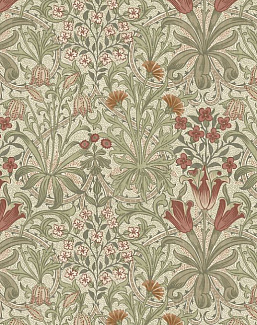 Ткань William Morris At Home Flora & Foliage Volume I WoodlandWeeds/Fern