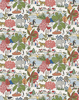 Обои Little Greene Storybook Papers 0231ANATOMI