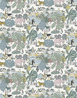 Обои Little Greene Storybook Papers 0231ANFLORE