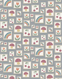 Обои Little Greene Storybook Papers 0231BACELES