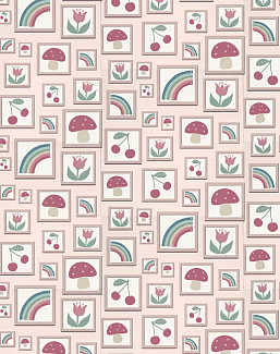 Обои Little Greene Storybook Papers 0231BAJULIE