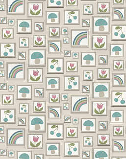 Обои Little Greene Storybook Papers 0231BAPORTL
