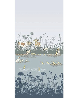 Обои Little Greene Storybook Papers 0231RIMOOZZ