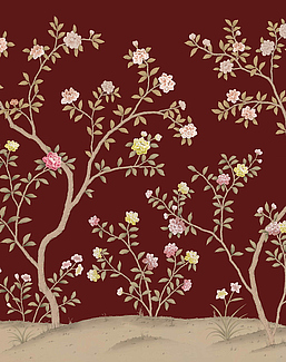 Обои Yana Svetlova Wallcoverings Art Prints B42/BORDO