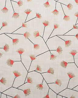 Ткань Dana Panorama Daisy/Rio morning Daisy/Coral