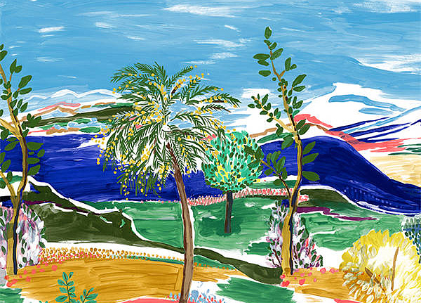 Панно и фотообои Faboie Silk Painting VI F-SN6025