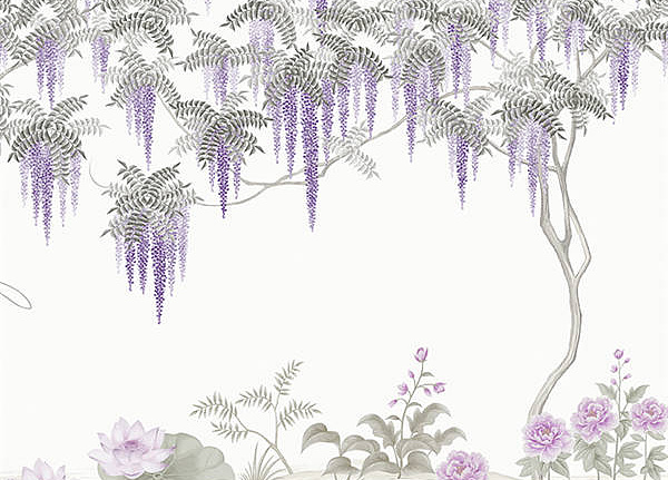 Панно и фотообои Faboie Silk Painting VI F-SN6073
