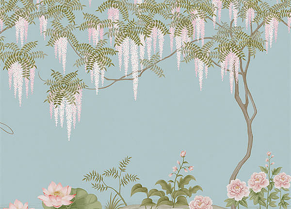 Панно и фотообои Faboie Silk Painting VI F-SN6074