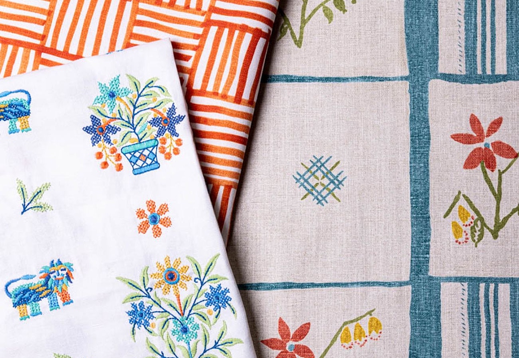 Ткань GP & J Baker Kit Kemp Prints & Embroideries II BF11137/2