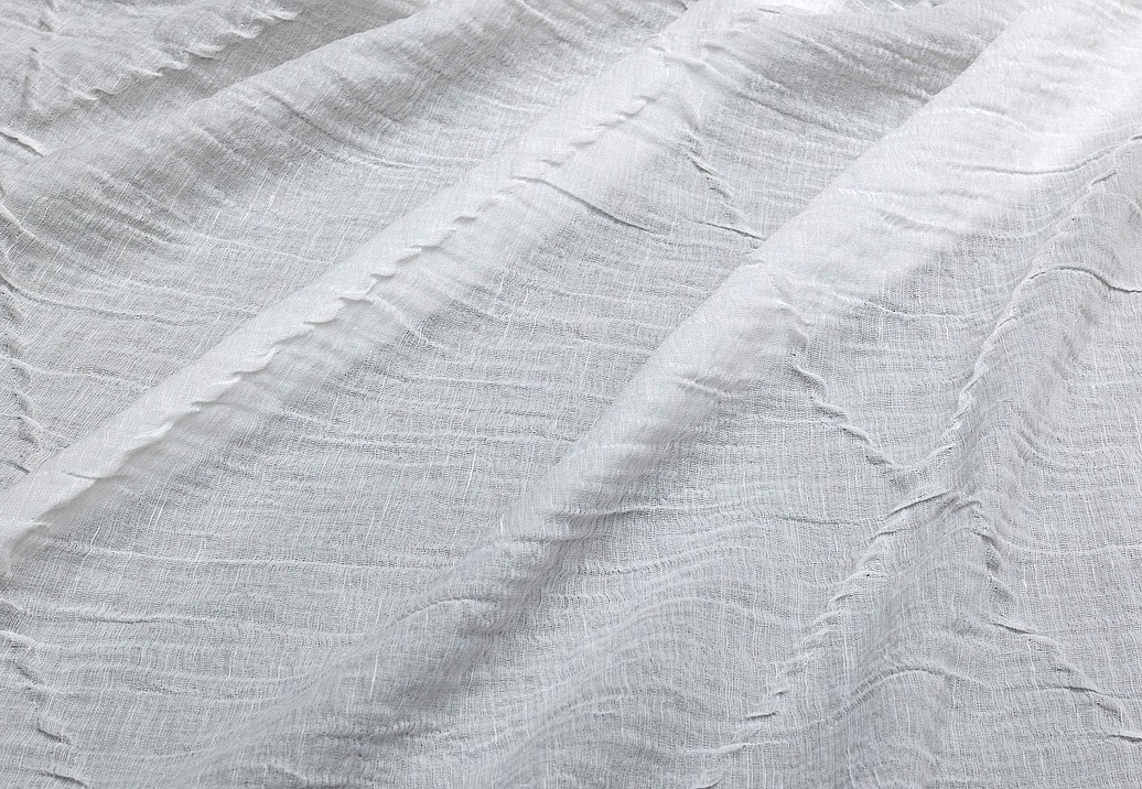 Ткань Galleria Arben Linen PlisseRombo/Bianco