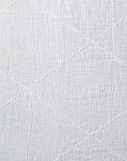 Ткань Galleria Arben Linen PlisseRombo/Bianco