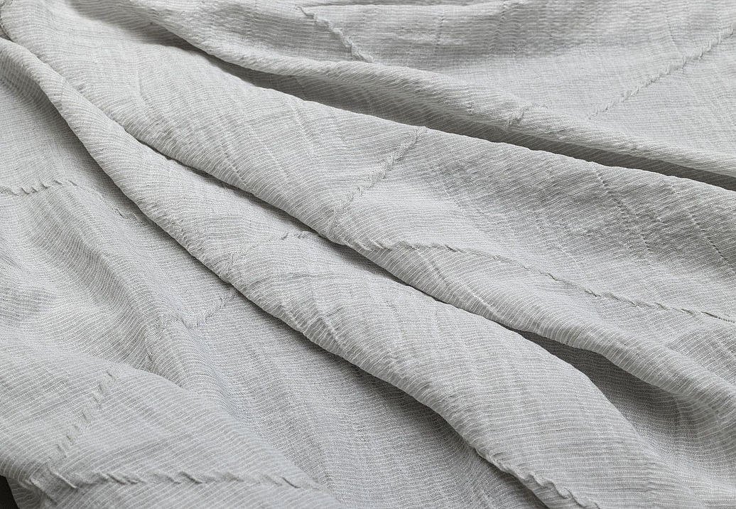 Ткань Galleria Arben Linen PlisseRombo/Grigio