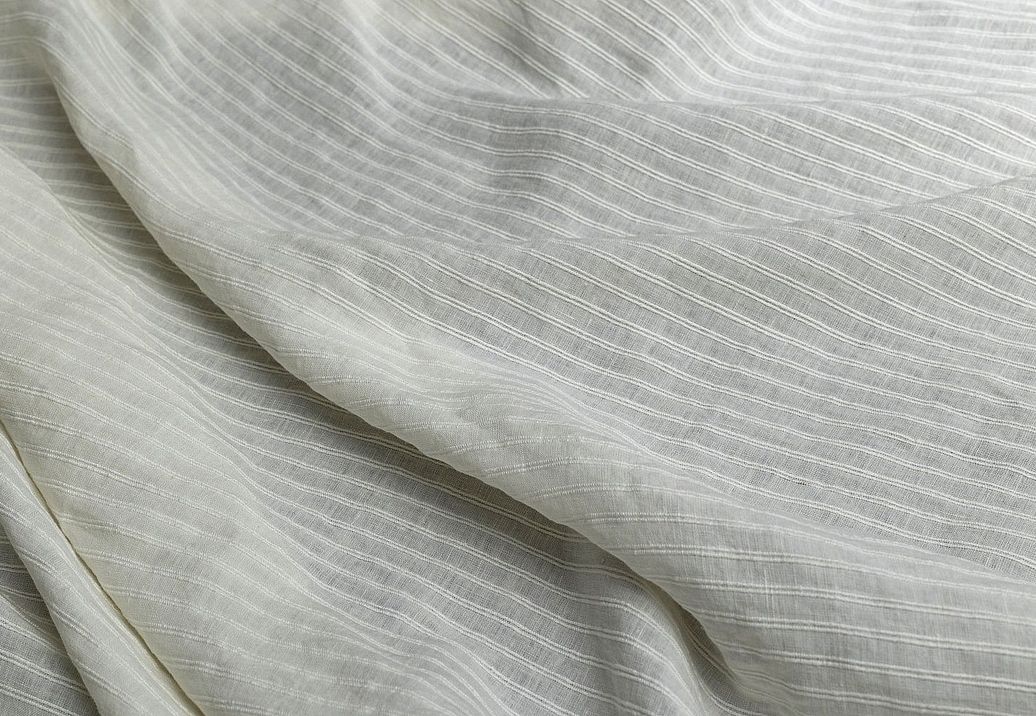 Ткань Galleria Arben Linen Rigato/Bianco