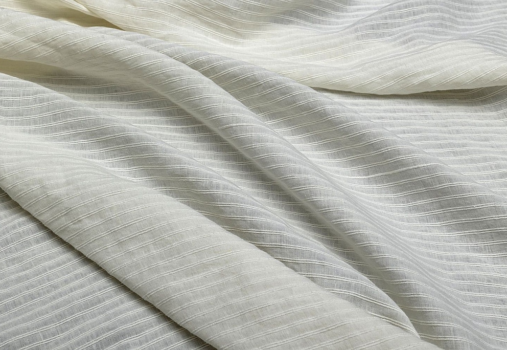 Ткань Galleria Arben Linen Rigato/Bianco