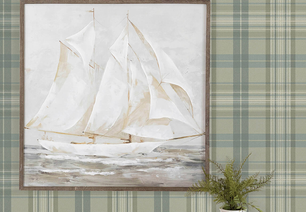 Обои Chesapeake Plaid & Stripe Resource 4192-330217