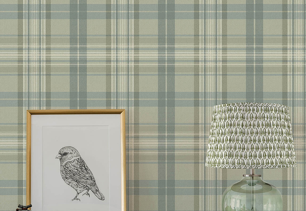 Обои Chesapeake Plaid & Stripe Resource 4192-330217