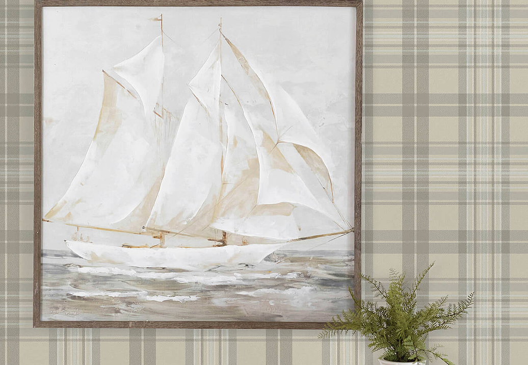 Обои Chesapeake Plaid & Stripe Resource 4192-330216