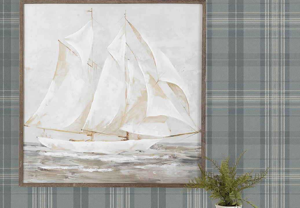 Обои Chesapeake Plaid & Stripe Resource 4192-330214