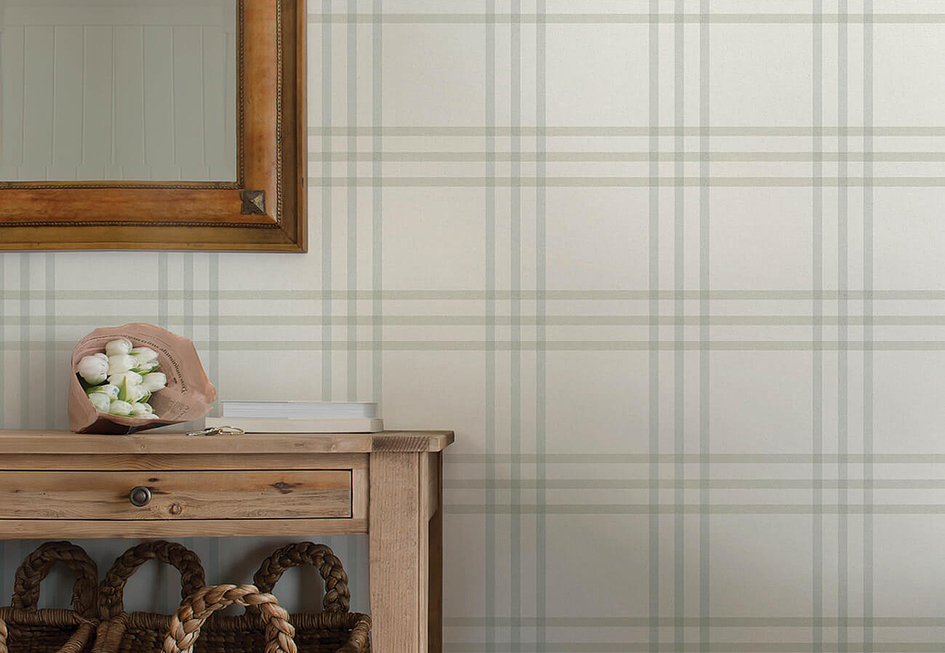 Обои Chesapeake Plaid & Stripe Resource 4192-83400