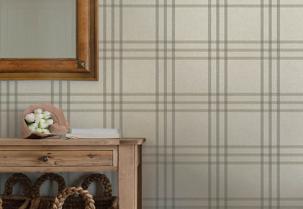 Обои Chesapeake Plaid & Stripe Resource 4192-83401