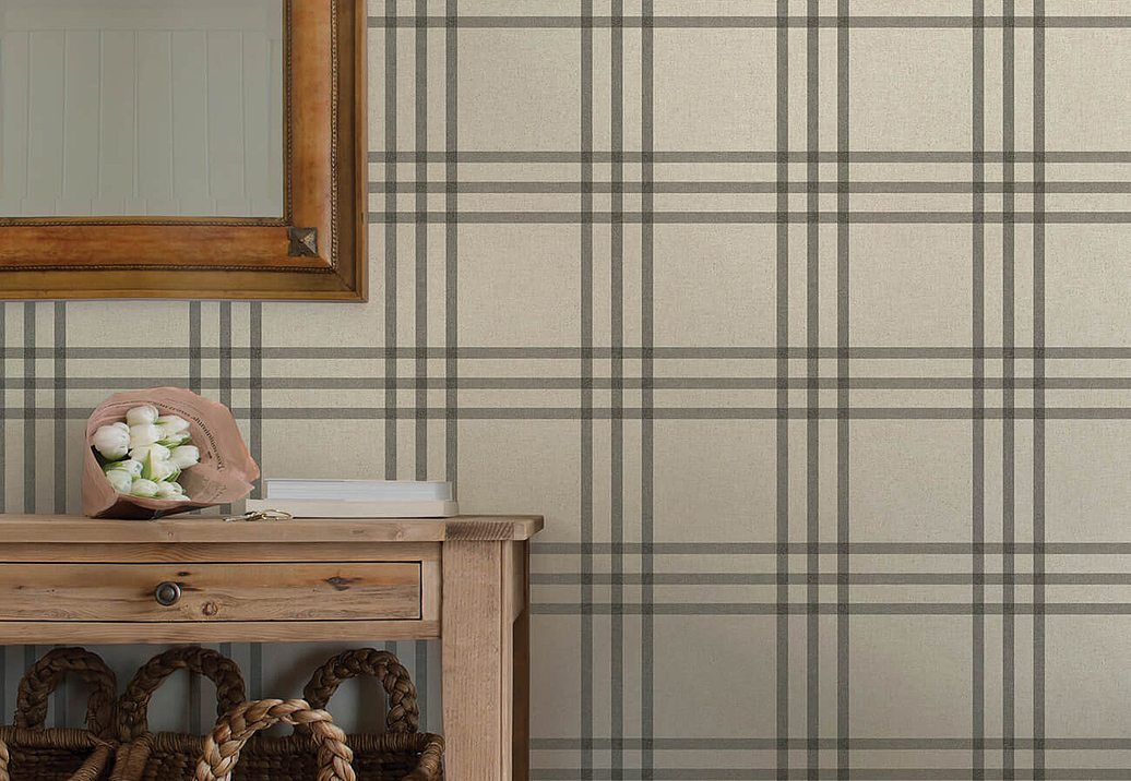Обои Chesapeake Plaid & Stripe Resource 4192-83403