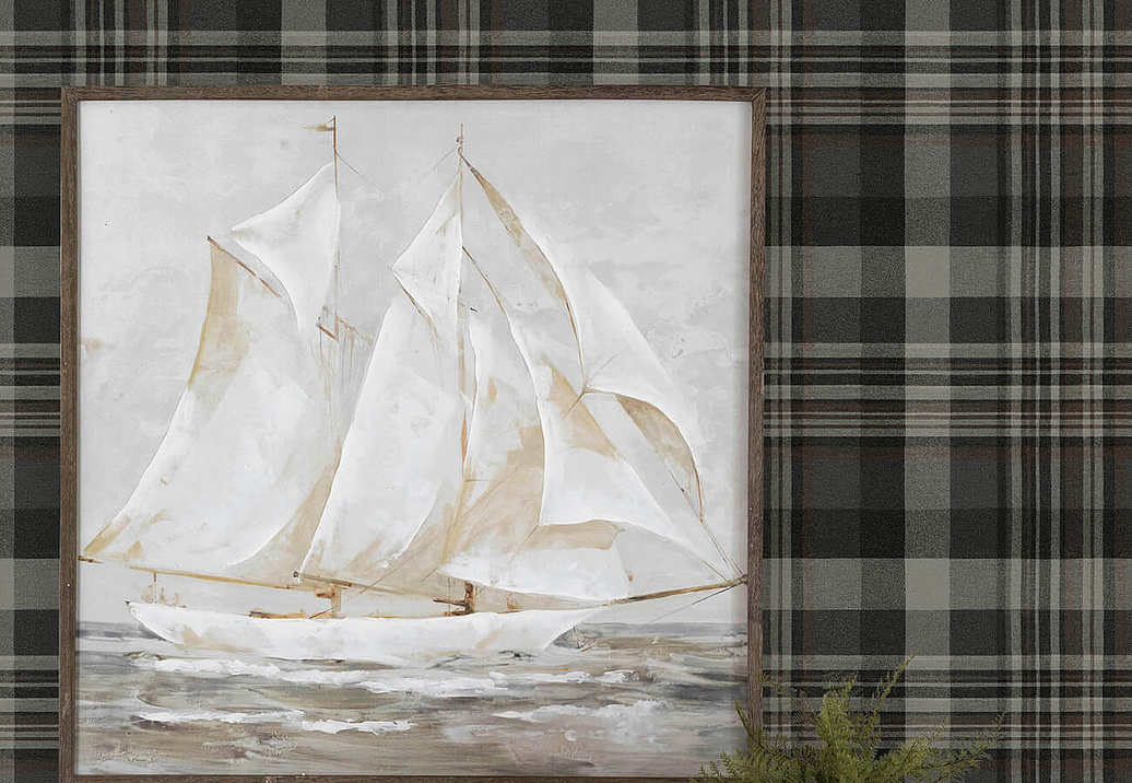 Обои Chesapeake Plaid & Stripe Resource 4192-72632