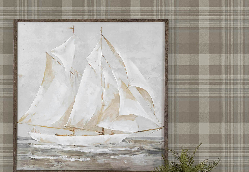 Обои Chesapeake Plaid & Stripe Resource 4192-72633