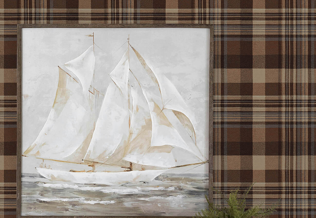 Обои Chesapeake Plaid & Stripe Resource 4192-72636