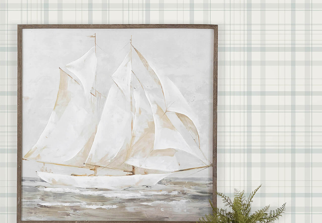 Обои Chesapeake Plaid & Stripe Resource 4192-83410