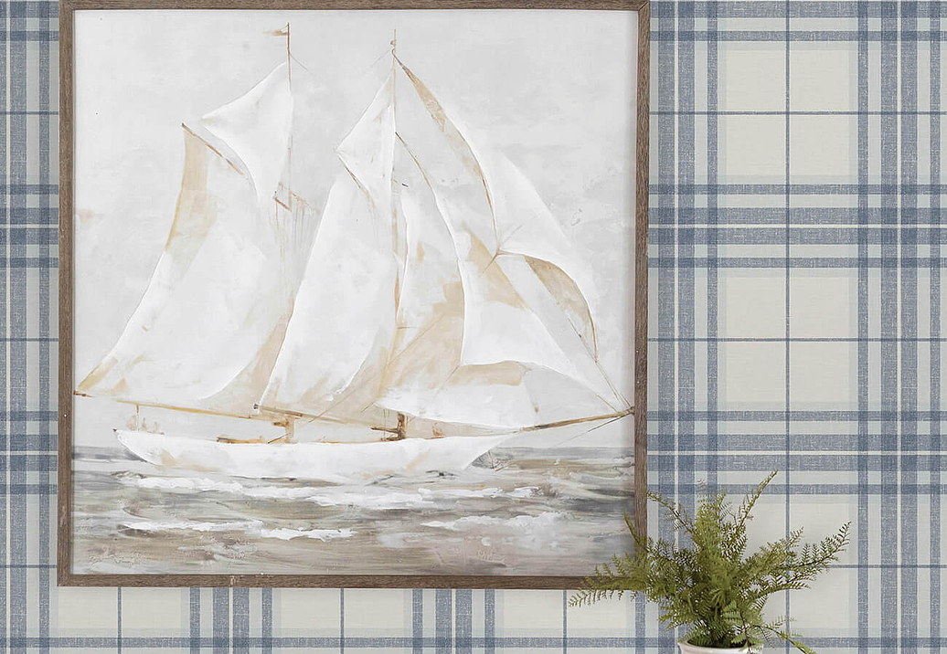 Обои Chesapeake Plaid & Stripe Resource 4192-27692