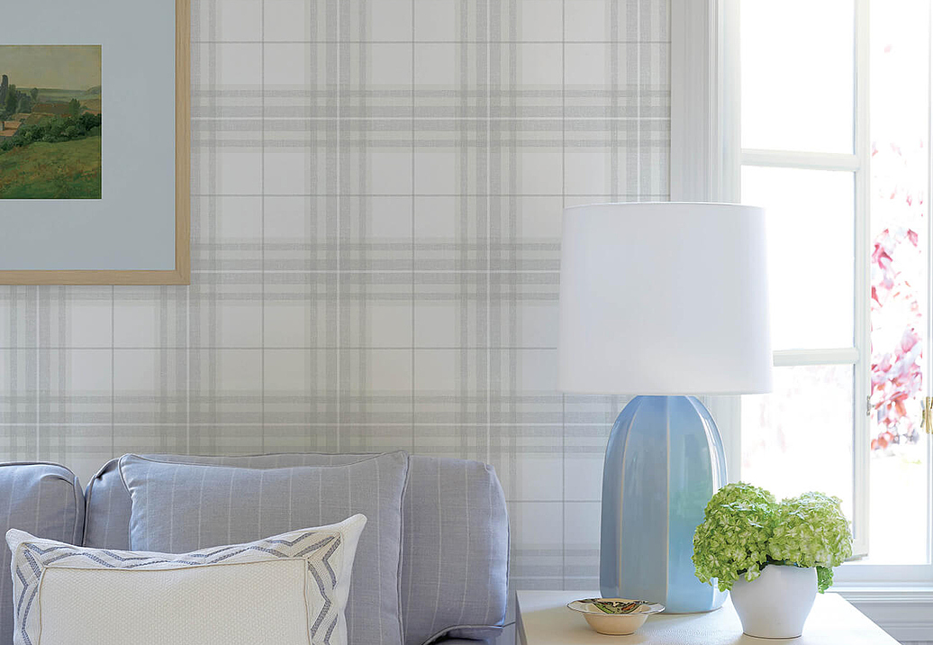 Обои Chesapeake Plaid & Stripe Resource 4192-27693